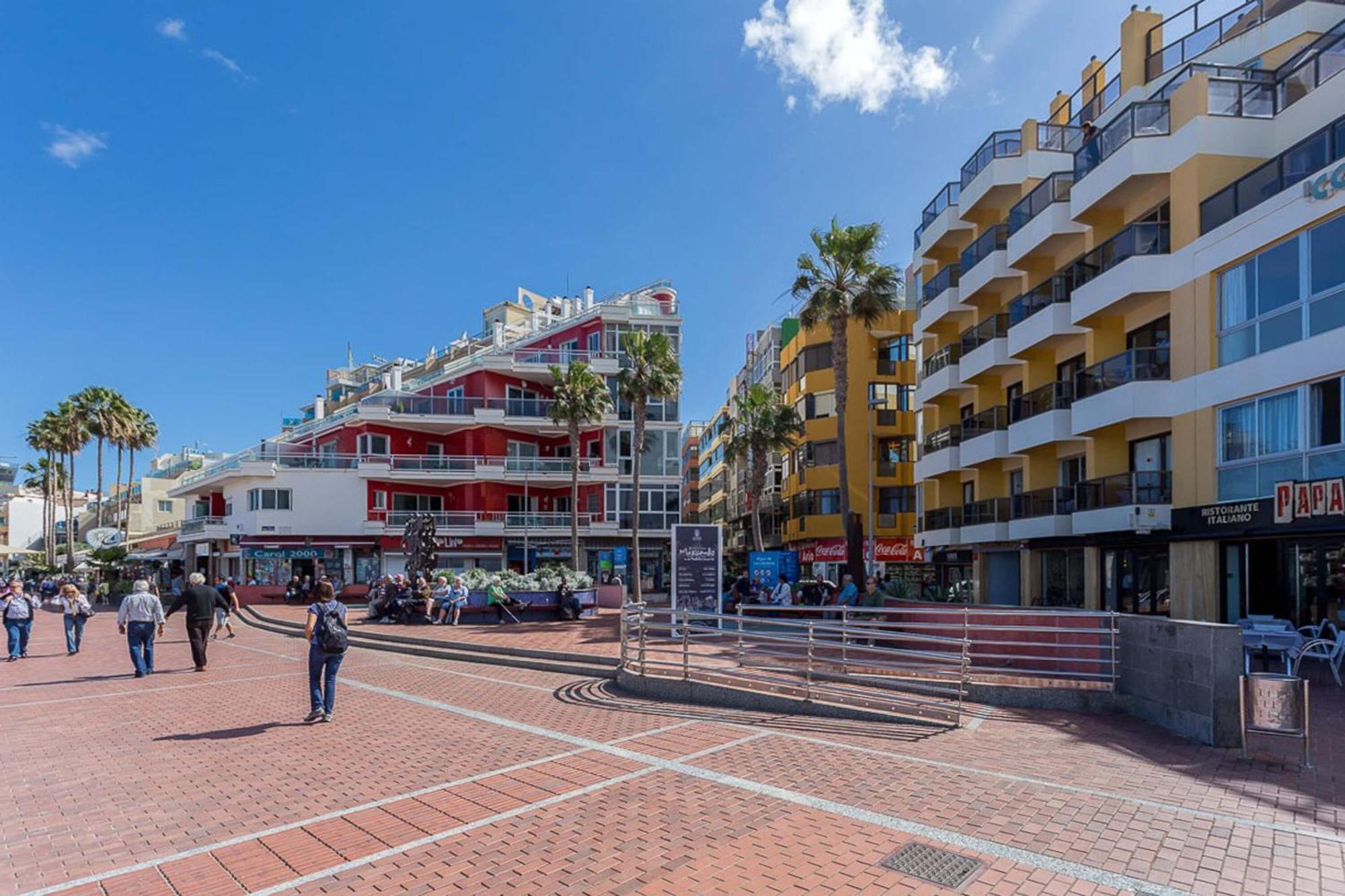 Estudio Con Balcon Playa Las Canteras Las Palmas de Gran Canaria Exterior foto