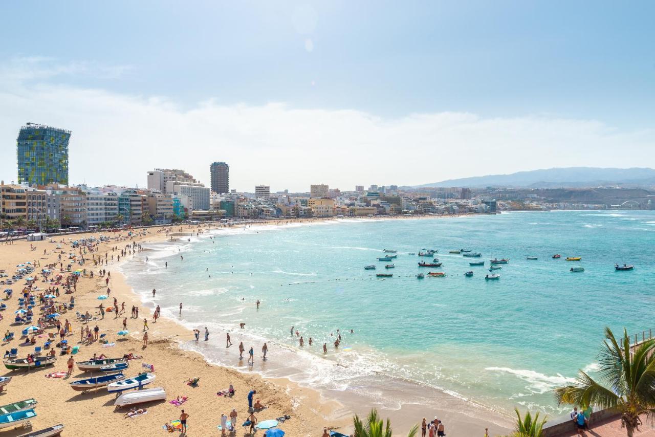 Estudio Con Balcon Playa Las Canteras Las Palmas de Gran Canaria Exterior foto